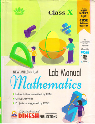 New Millennium Lab Manual Mathematics Class - 10 CBSE Syllabus 2023-2024(Paperback, Dinesh)