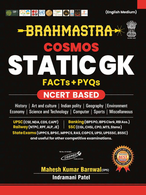 Cosmos Brahmastra Static GK |English Edition|FACTs+PYQs(Paperback, Mahesh Kumar Barnwal)