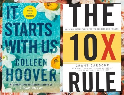 It Starts With Us & The 10X Rule: The Only Difference Between Success And Failure– 18 October 2022(Paperback, Colleen Hoover)