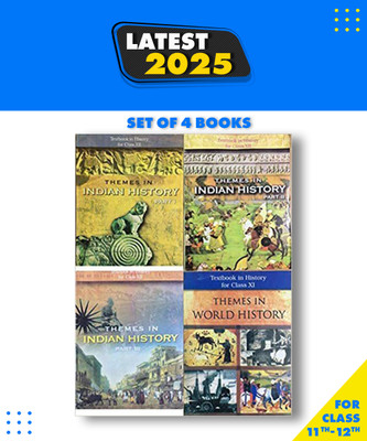 NCERT History Class 11,12 1+3 Books Set English Medium Textbook Binding U2013 1 January 2019 Paperback, NCERT|New Latest Edition For 2025-2026(Paperback, NCERT)
