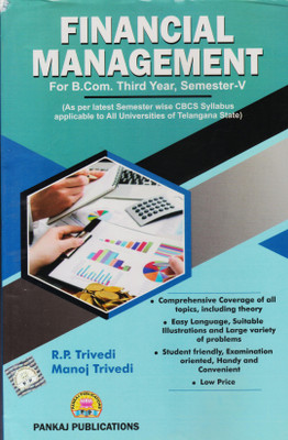 Financial Management For B.Com Third Year V-Sem As Per The Latest Semester Wise CBCS Syllabus Applicable To All Universities Of Telangana State(Paperback, TRIVEDI)