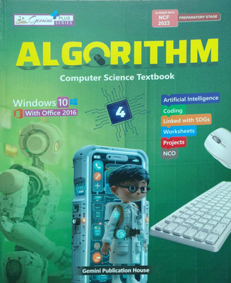 Algorithm Computer Science Textbook Class 4(Pepper back, Aaha sharma)