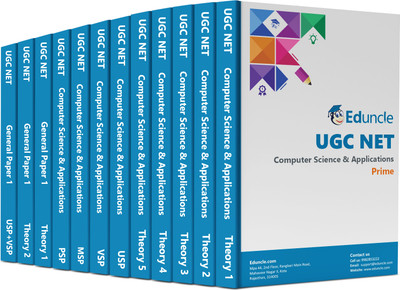 NTA UGC NET /SET/JRF Computer Sciences 2023 Complete Theory + Test Series (Set Of 12), Study Material For Paper 1 & 2, Practice Questions With Solutions Latest Edition By Eduncle(Paperback, Eduncle)