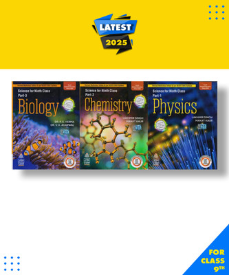 Science For Ninth Class Part I Physics Chemistry Biology Class 9 Paperback, Lakhmir Singh, Manjit Kaur Paperpack, Lakhmir Singh|New Latest Edition For 2025-2026(paperpack, Lakhmir Singh)