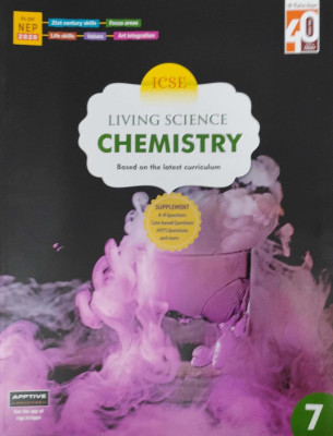 Icse Living Science Chemistry Class 7(Pepper back, Satinder malhotra)