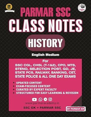 Parmar Sir Ssc Classnotes History(Paperback, PARMAR SIR)