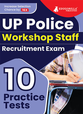 UP Police Workshop Staff Recruitment Exam 2024 (English Edition) | 10 Practice Mock Tests (2000 Solved MCQs) With Free Access To Online Tests(Paperback, EduGorilla Prep Experts)