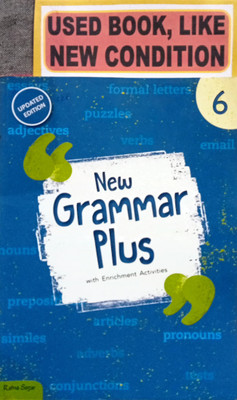New Grammar Plus With Enrichment Activities Class-6(Old Book)(Paperback, FR FRANCIS M. PETER)