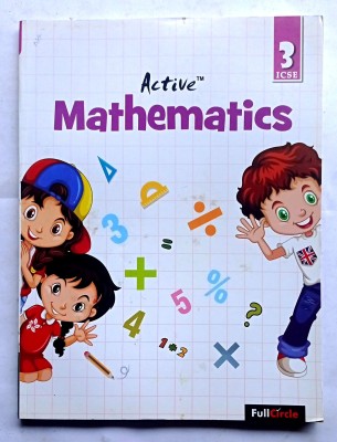 Icse Active Mathematics Class- 3 (Old Like New Book)(Paperback, P.C.SAXENA)