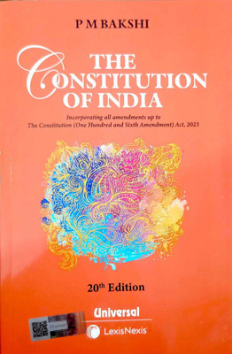 The Constitution Of India, 20/e (Edition) P M Bakshi |(Paperback, P M Bakshi)