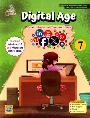 Oasis, Digital Age, Activity Based Computer Book, Class-7(Paperback, DR. SHILPA JEJURKAR)