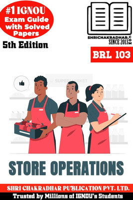 IGNOU BRL 103 Help Book Store Operations (IGNOU Study Notes/Guidebook Chapter-Wise) For Exam Preparation With Latest Solved Previous Year Question Papers IGNOU BBARIL Brl103(Paperback, BHAVYA KUMAR SAHNI)