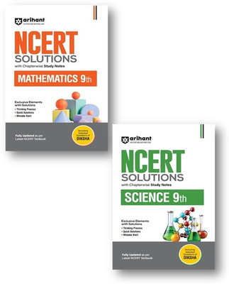 Arihant NCERT Solutions For Class 9th Mathematics + Science (2-Books Set ) With Chapterwise Study Notes | Including Selected Questions Of DIKSHA App | Fully Updated As Per Latest NCERT Textbook(Paperback, ARIIHANT CBSE EXPEART TEAM) Arihant NCERT Solutions For Class 9th Mathematics + Science (2-Books Set ) With Chapterwise Study Notes | Including Selected Questions Of DIKSHA App | Fully Updated As Per Latest NCERT Textbook(Paperback, ARIIHANT CBSE EXPEART TEAM)