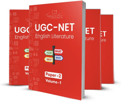 UGC-NET English Literature Study Material For Examination Set Of 3 Books(Paperback, TOPPERSNOTES)