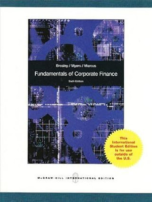 By Richard A Brealey Fundamentals Of Corporate Finance (6th Edition)(Paperback, Richard A Brealey)