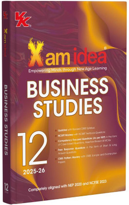 Xam Idea Class 12 Business Studies (2025–26) | Latest CBSE Edition | Completely Aligned With NEP 2020 & NCFSE 2023 | Empowering Minds Through(Paperback, vK Global)