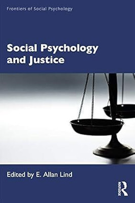 Social Psychology And Justice(Paperback, Lind, E. Allan)