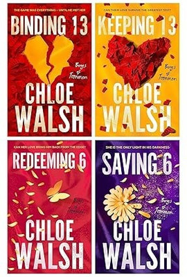 Boys Of Tommen Series 4 Books Collection Set (Binding 13, Keeping 13, Saving 6 & Redeeming 6)(Paperback, Chloe Walsh)