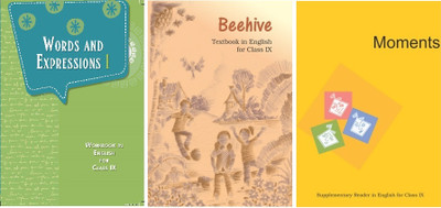 NCERT Textbook Class-IX | Words And Expression-I | Beehive | Moments | 3 Books Set | Latest Edition(Paperback, NCERT)
