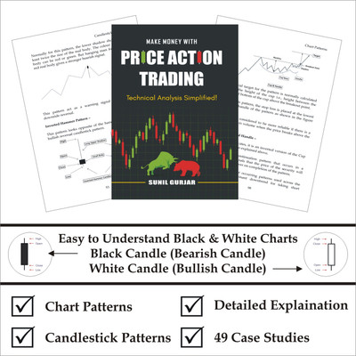 Trading Chart Patterns : Price Action Trading English (Black & White) Book On Technical Analysis Of Financial Markets(Paperback, Sunil Gurjar)