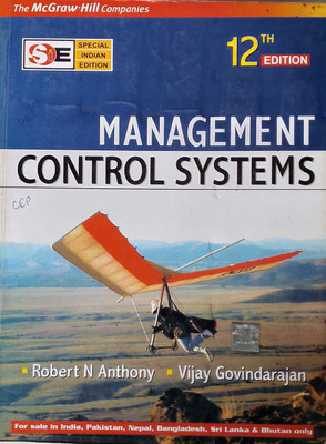 MANAGEMENT CONTROL SYSTEMS (Old Book)(Paperback, Robert N. Anthony, Vijay Govindarajan)