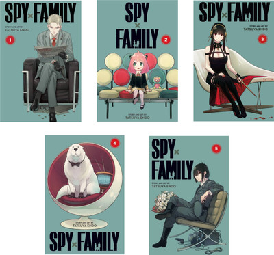 Tatsuya Endo : Spy X Family Manga Vol 1 To Vol 5 (Including Poster)(Paperback, Tatsuya Endo)