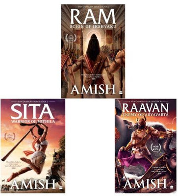 Ram Scion Of Ikshavaku + Sita Warrior Of Mithila + Raavan : Enemy Of Aryavarta (Set Of 3 Books)(Paperback, Amish)