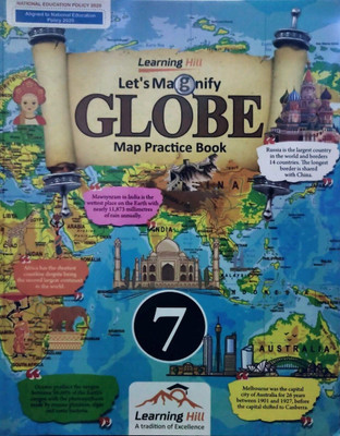 Lets Magnify Globe Map Practice Book Class - 7(Paperback, T)