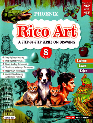 Phoenix, Rico Art A Step-By-Step Sereis On Drawing Class - 8(Paperback, RISHAB JAIN)