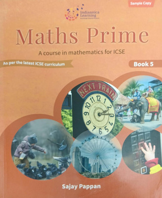 Maths Prime A Course In Mathematics For Icse Class 5(Pepper back, Sajay pappan)