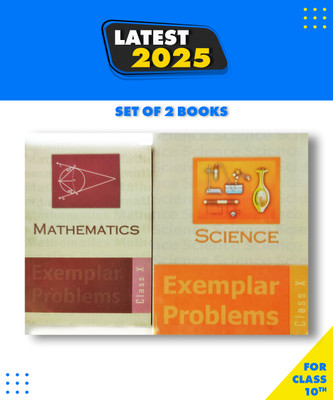 NCERT Exemplar Problems Mathematics And Science For Class 10 -Set Of 2 Books Paperback, NCERT Publications|New Latest Edition For 2025-2026(Paperback, NCERT Publications)
