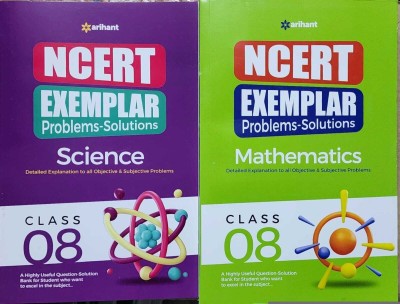 NCERT Exemplar Problems Solutions Science And Mathematics Class 8th (2-Books Set)(Paperback, Kirti Sharma, Seema Sharma, Sikha Sharma)