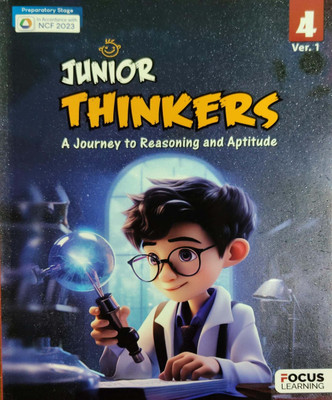 Junior Thinkers A Journey To Reasoning And Aptitude Class 4(Pepper back, Hrithik Aggarwal)