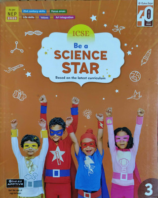 ICSE Be A Science Star Based On The Latest Curriculum Class 3(Pepper back, Varinder Puri)