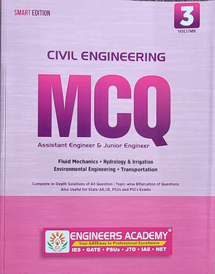 Engineers Academy Publications MCQ For Civil Engineering Smart Edition (Volume3)(Paperback, Engineers academy)