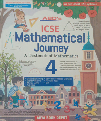 ICSE Mathematics Journey Class 4(Pepper back, Swati korde)