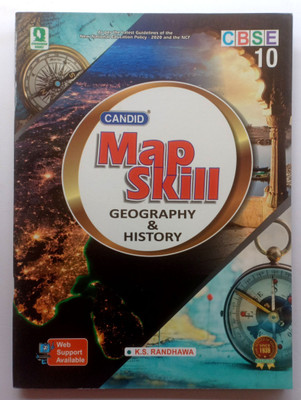 Candid Map Skill Geography & History Cbse Class - 10(Paperback, K.S. RANDHAWA)