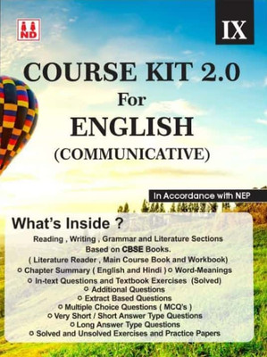 ND Class 9 Course Kit 2.0 For English Communicative Complete Study Material Based On CBSE/NCERT Salutions(Paperback, Neha Aggarwal)