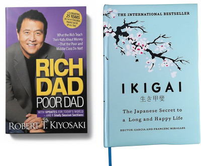 Rich Dad Poor Dad & Ikigai Combo (Set Of 2 Motivational Books)(Paperback, Robert T. Kiyosaki, Héctor García & Francesc Miralles)