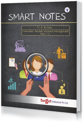 TYBcom Sem 6 Human Resource Management - HRM Smart Notes Book | B.Com 3rd Year Mumbai University | Includes Objective Questions, Model Question Paper And Smart Codes | Based On Revised Syllabus(Paperback, Content Team at Target Publication)