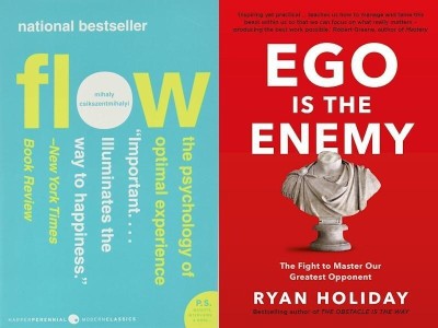 Flow, Ego Is The Enemy (Set Of 2 Bestseller Books)(Paperback, Mihaly Csikszentmihalyi, Ryan Holiday)