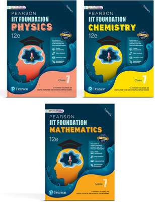 Pearson IIT Foundation' 25 Class 7 Physics Chemistry Mathematics| For JEE, NTSE & Olympiad Exams| Free Access To Online Assessments, Video Solutions & Interactive Tests | 12th Edition(Paperback, Trishna Knowledge System) Pearson IIT Foundation' 25 Class 7 Physics Chemistry Mathematics| For JEE, NTSE & Olympiad Exams| Free Access To Online Assessments, Video Solutions & Interactive Tests | 12th Edition(Paperback, Trishna Knowledge System)