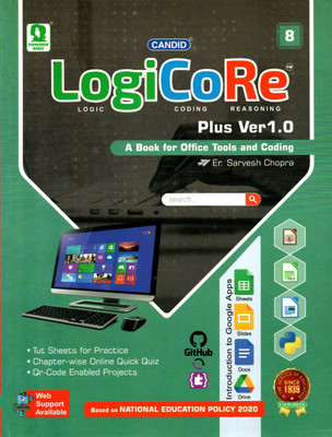 Candid, Logicore Plus Ver 1.0, Class-8(Paperback, ER. SARVESH CHOPRA)