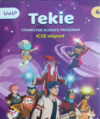 Tekie Computer Science Program Icse Aligned Class 4(Pepper back, Uolo book)