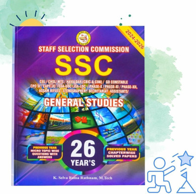 General Studies For SSC 2025 26 Years Chapterwise Q&A Book(Paperback, K. Selva Rama Rathanam)
