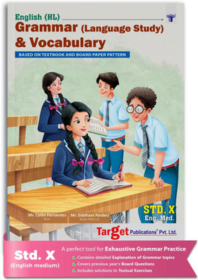 Std 10 English Grammar & Vocabulary Book |English Medium|Maharashtra State Board(Paperback, Content Team at Target Publications)