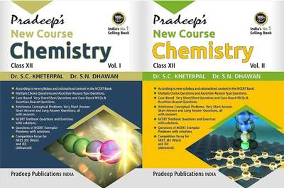 Pradeep's New Course Chemistry (Vol. 1 & 2) For CBSE Class 12 - Examination 2023-2024