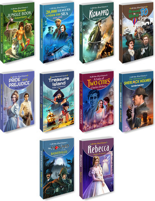 All Time Great Classics English Novels For Beginners In Abridged Form | Combo For Collectors And Libraries | Pack Of 10 Novels (V1)(Paperback, Sawan)