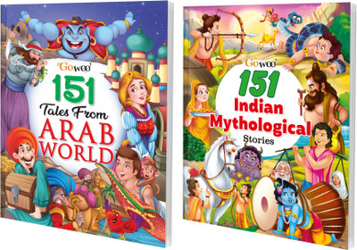 151 Tales From Arab World And 151 Indian Mythological Stories I Pack Of 2 Books I Most Lovable Story Books For Kids By Gowoo(Paperback, Manoj Publication editorial board)