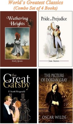 World`s Greatest Classics: Wuthering Heights, Pride And Prejudice, The Great Gatsby & The Picture Of Dorian Gray (Combo Set Of 4 Books)(Hardcover, Emily Bronte, Jane Austen, F. Scott Fitzgerald & Oscar Wilde)